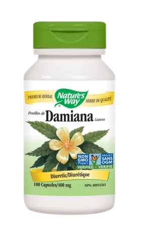 Nature's Way Damiana Leaves (100 Capsules)