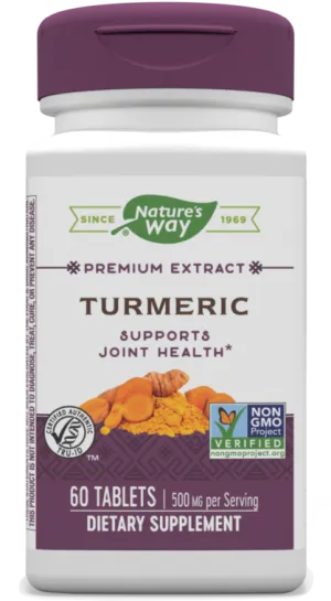 Nature's Way Turmeric 500 mg Tablets