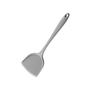 Nordic High Heat Proof Grey Silicone Turner - The Epitome of Kitchen Aesthetics