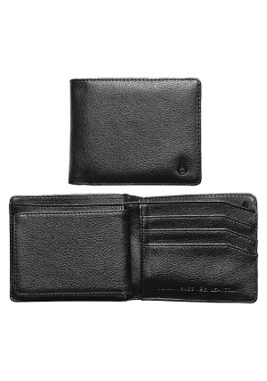 Pass Vegan Leather Coin Wallet - Black