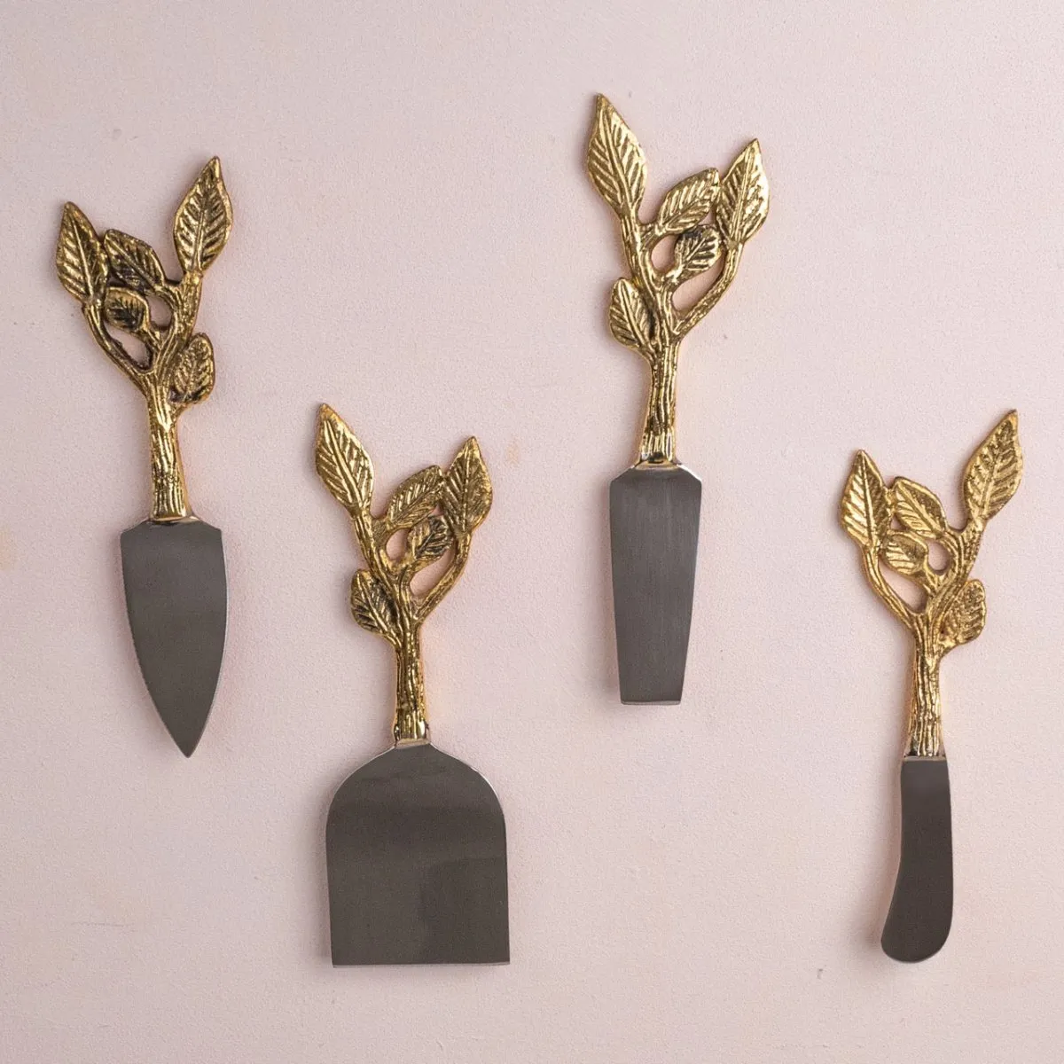 Patram Brass Cheese Knife Set