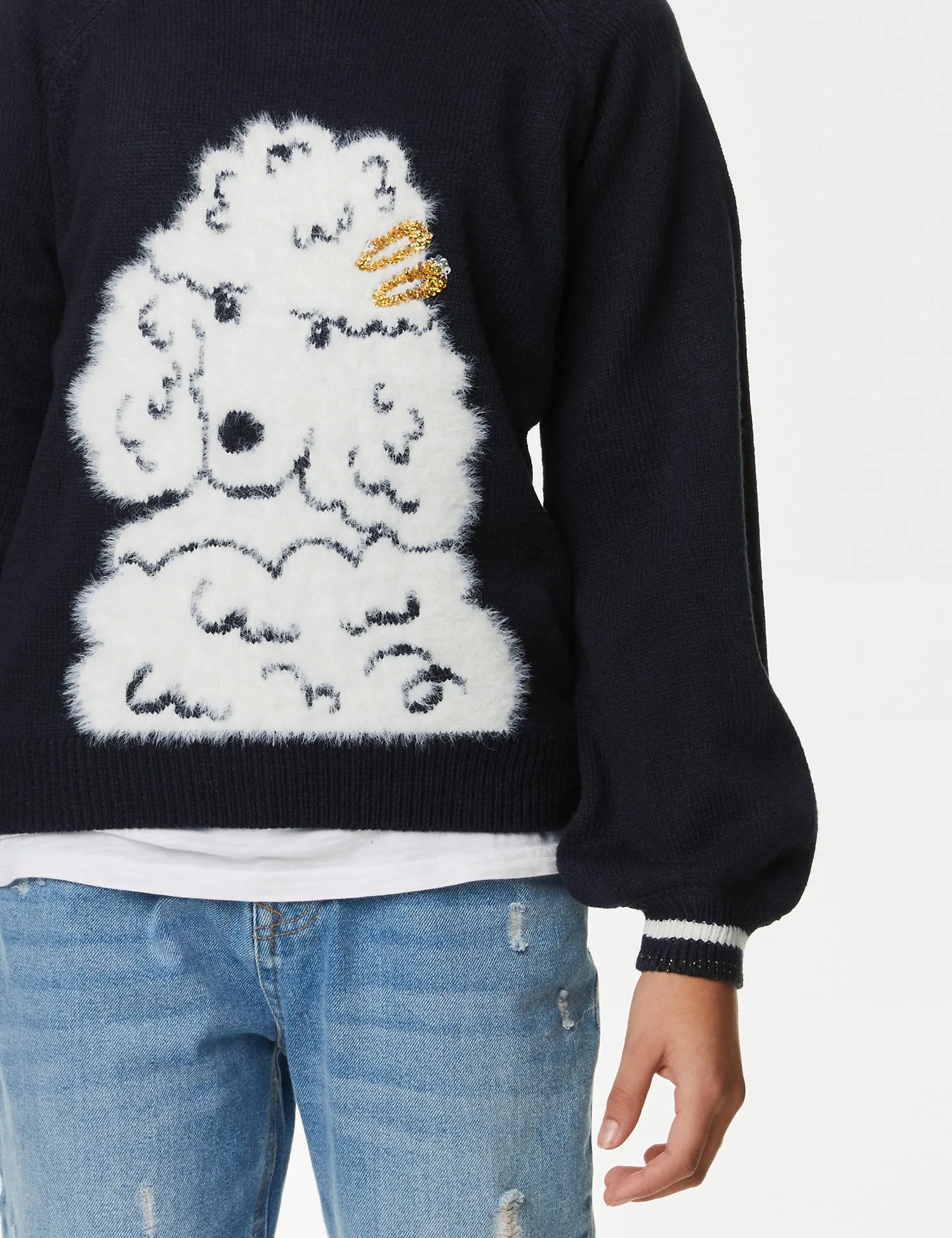 Poodle Knitted Jumper