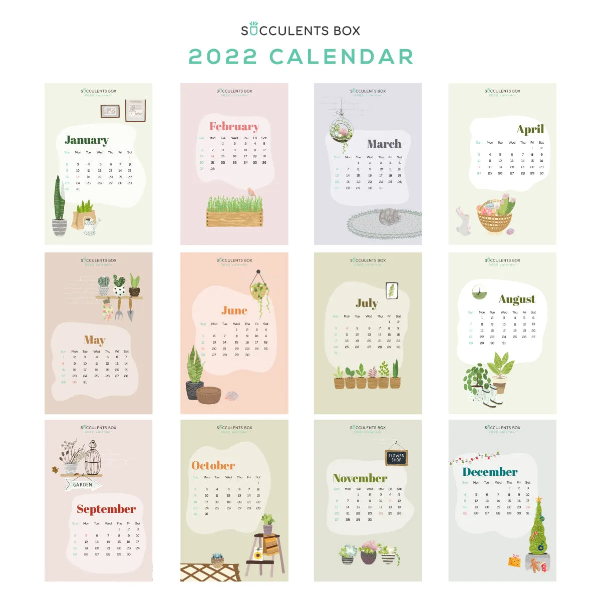 Printable: 2022 Calendar