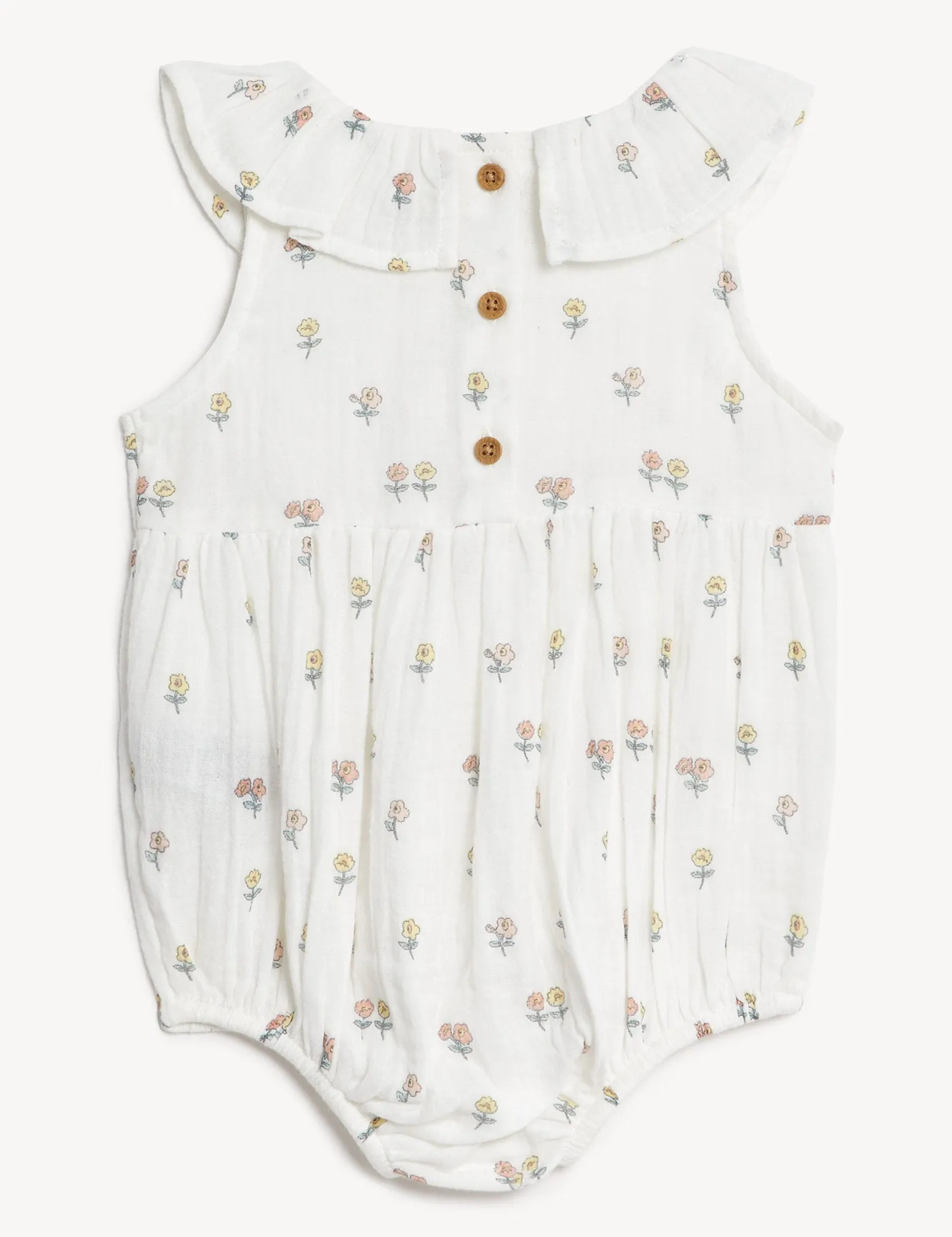 Pure Cotton Floral Romper