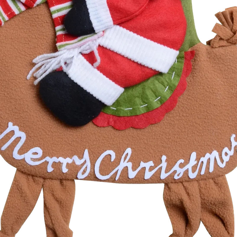 QBSM Classic Cute Christmas Stocking Decorations Gift Bag