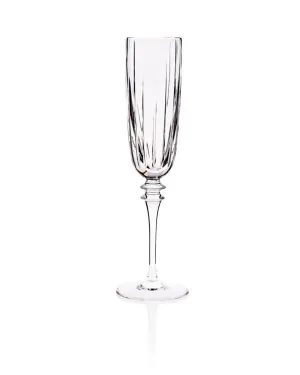 RADIAL CRYSTAL HANDMADE CHAMPAGNE & WINE GLASS