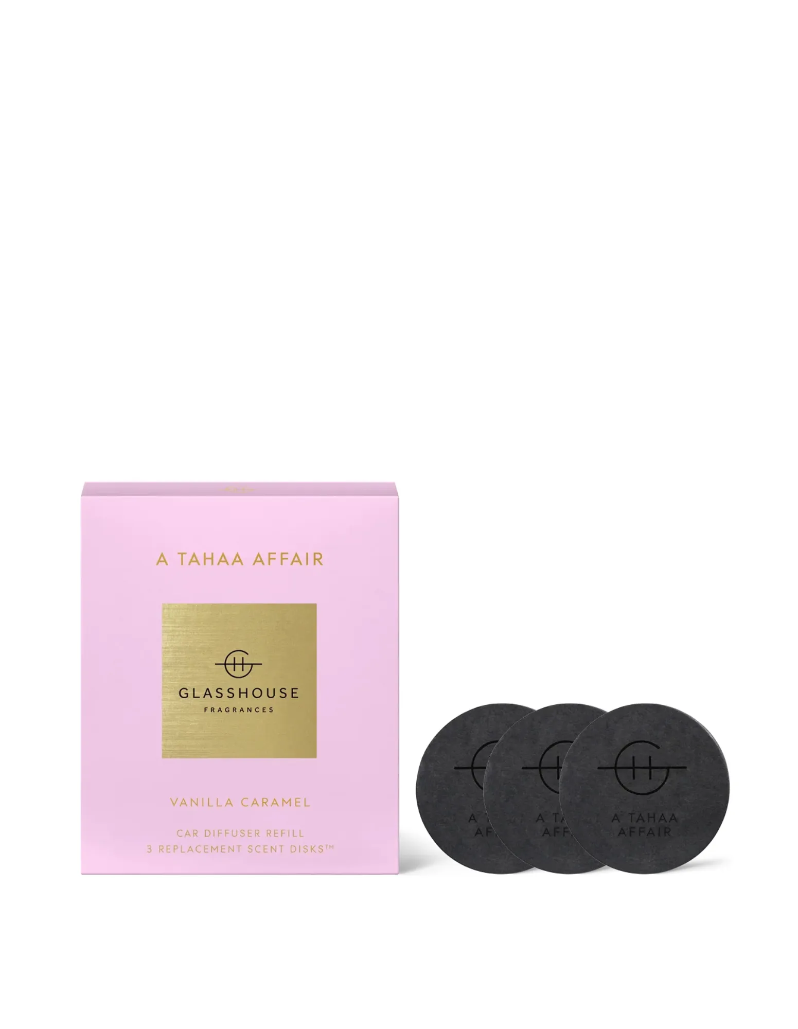 Replacement Scent Disks, Car Diffuser - A Tahaa Affair - Glasshouse Fragrances