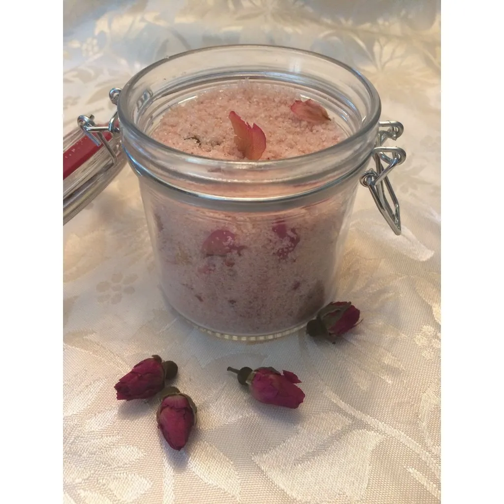 Rose Flower Bath Salt, free shipping