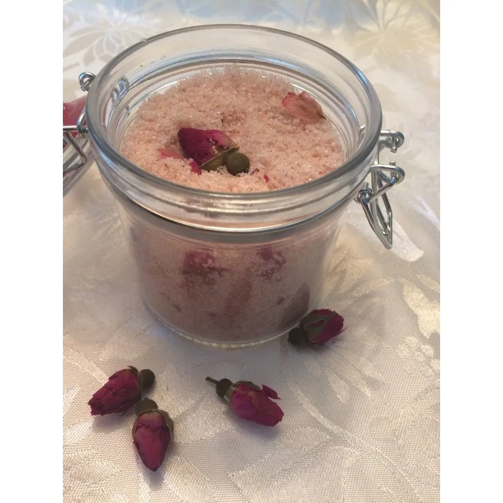 Rose Flower Bath Salt, free shipping