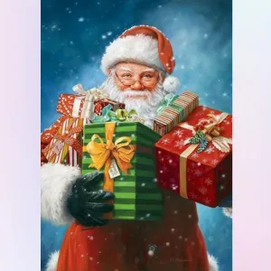 Santa Claus with Christmas Gifts