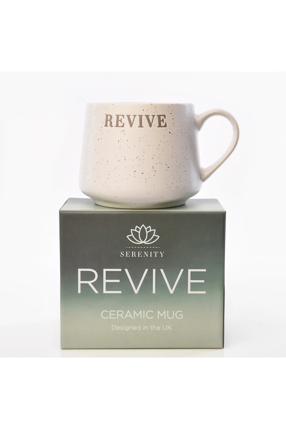 Serenity De-Bossed Mug "Revive"