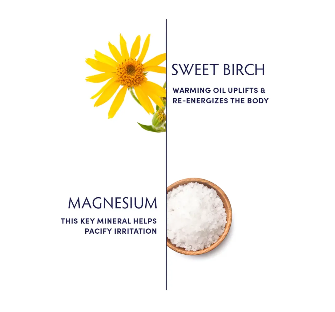 Sweet Birch Magnesium Bath Flakes 11 oz